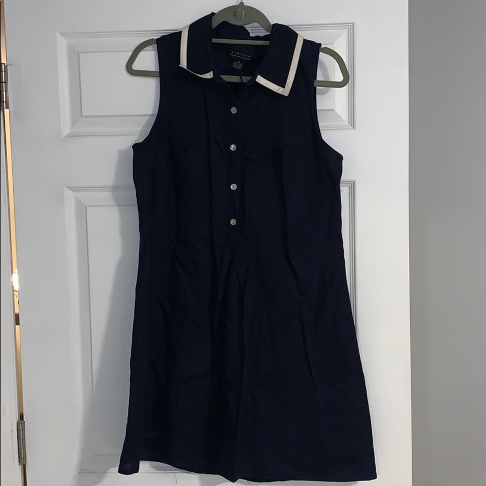 Limited navy blue dress